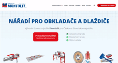 Desktop Screenshot of montolit.cz