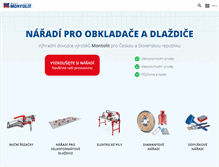 Tablet Screenshot of montolit.cz